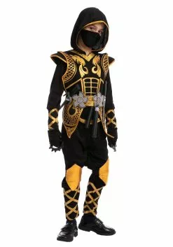 Joyin Golden Ninja Costume For Boys