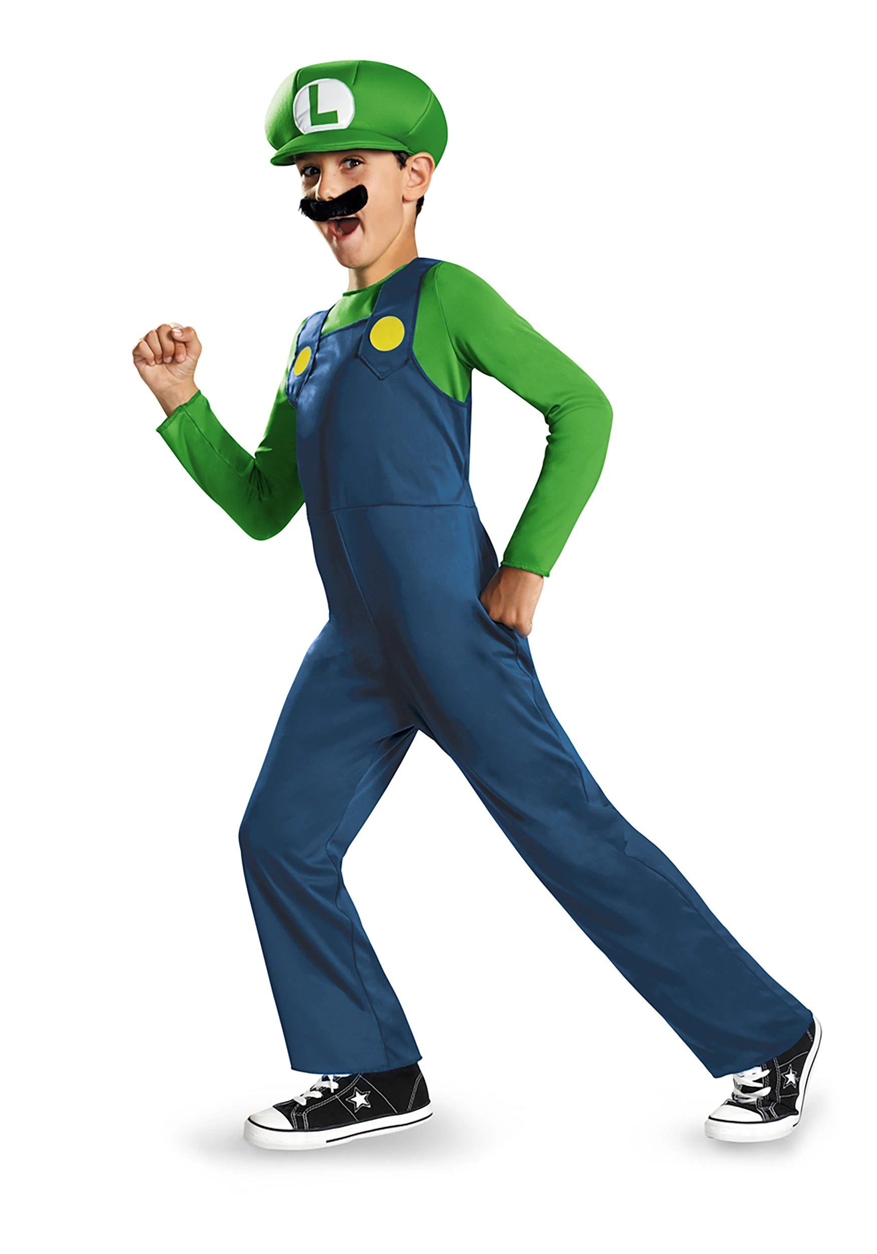 Disguise Luigi Classic Costume For Boys 1 Disguise Luigi Classic Costume For Boys