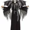 Fun World Winged Grim Reaper Costume For Boys