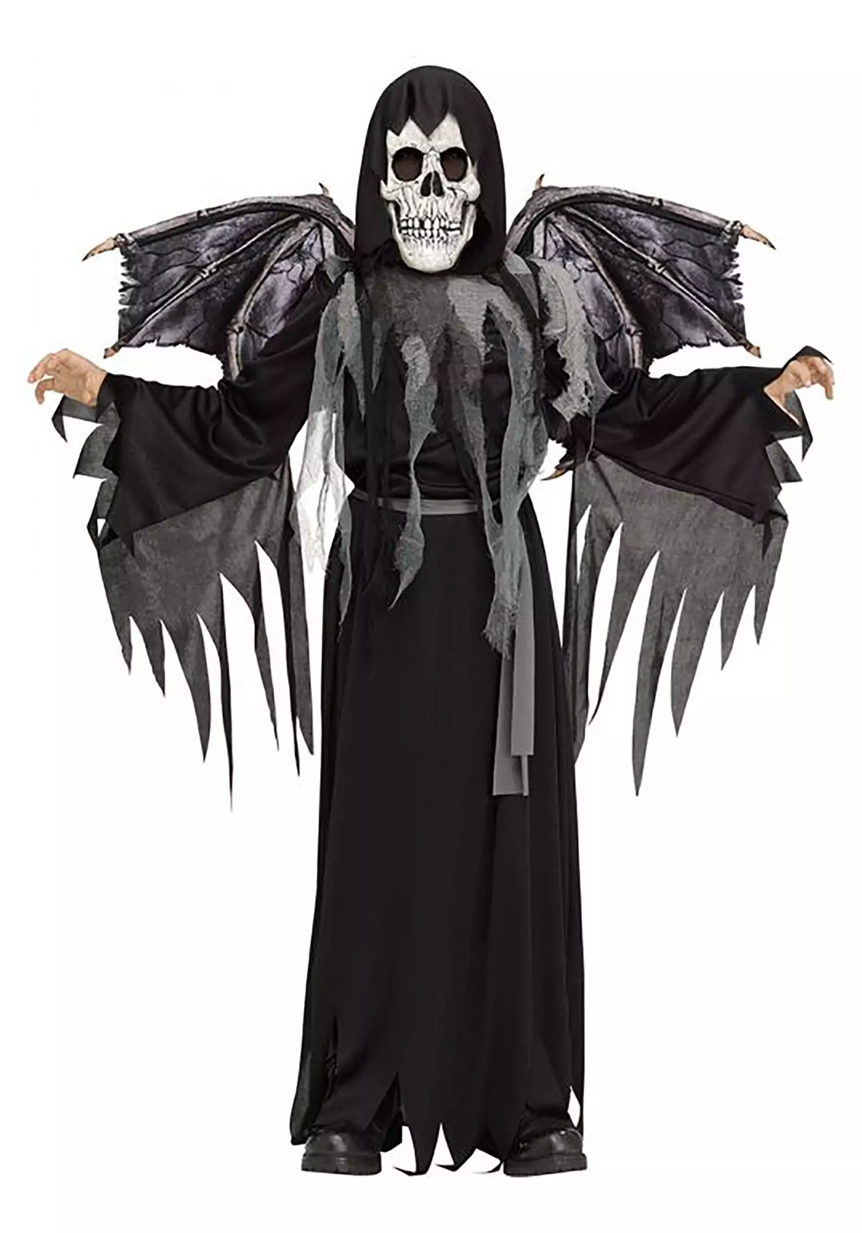 Fun World Winged Grim Reaper Costume For Boys 1 Fun World Winged Grim Reaper Costume For Boys