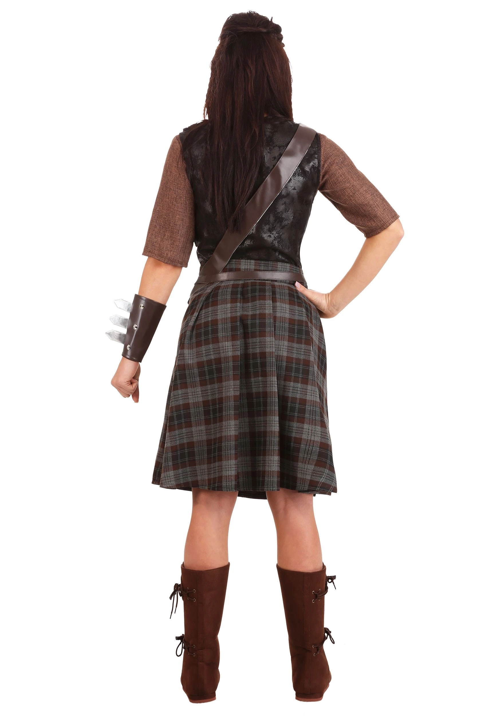 Fun Costumes Plus Size Braveheart Women's Warrior Costume 2 Fun Costumes Plus Size Braveheart Women's Warrior Costume - Image 2