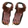 Fun World Brown Werewolf Shoe Covers