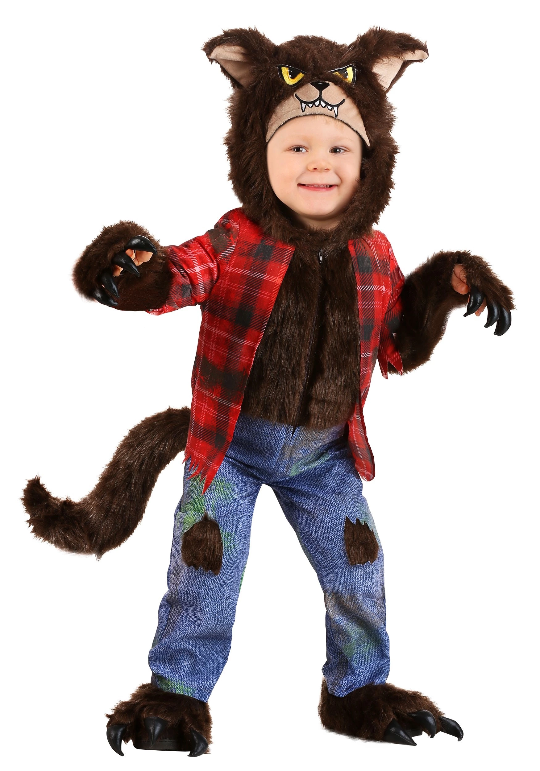 Fun Costumes Toddler Brown Werewolf Costume 1 Fun Costumes Toddler Brown Werewolf Costume
