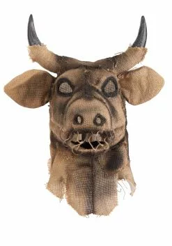 Elope Bull Scarecrow Mouth Mover Mask 12 Elope Bull Scarecrow Mouth Mover Mask -Scary Costumes store bull scarecrow mouth mover mask alt 4