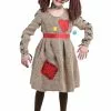 Fun Costumes Burlap Voodoo Doll Girls Costume