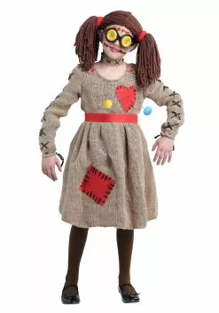 Fun Costumes Burlap Voodoo Doll Girls Costume