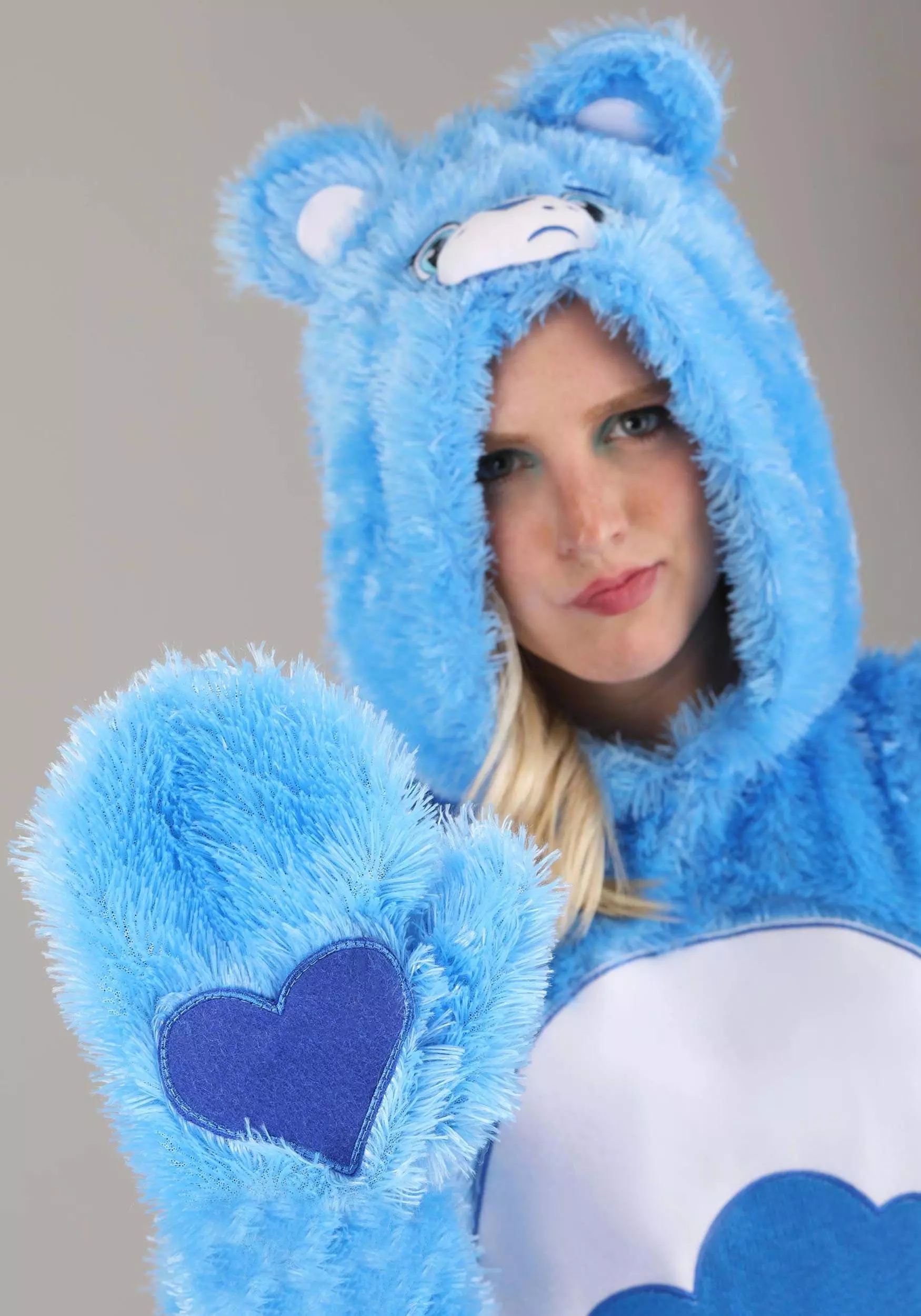 Fun Costumes Care Bears Classic Adult Grumpy Bear Costume 6 Fun Costumes Care Bears Classic Adult Grumpy Bear Costume - Image 6