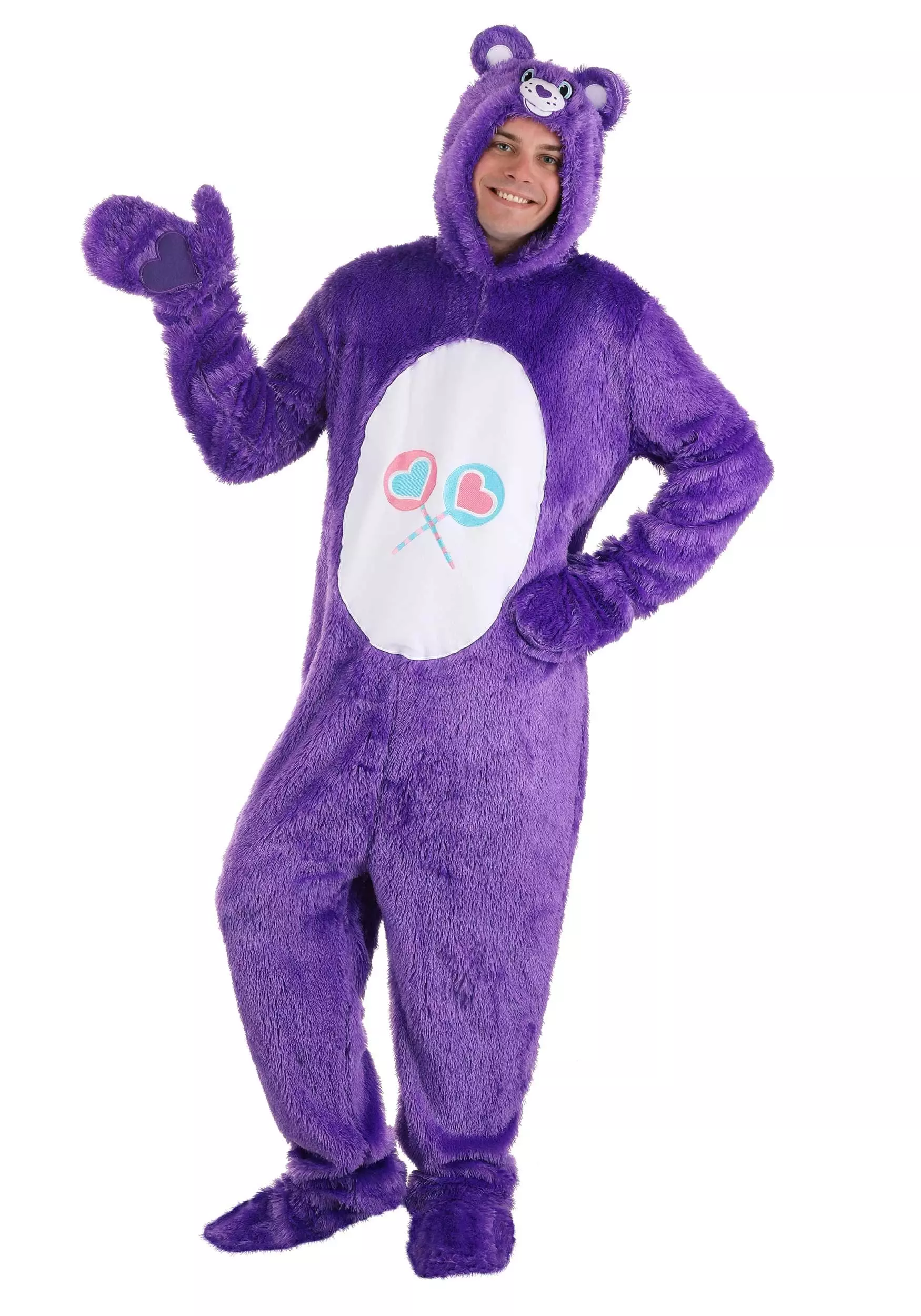 Fun Costumes Adult Care Bears Classic Share Bear Costume 2 Fun Costumes Adult Care Bears Classic Share Bear Costume - Image 2