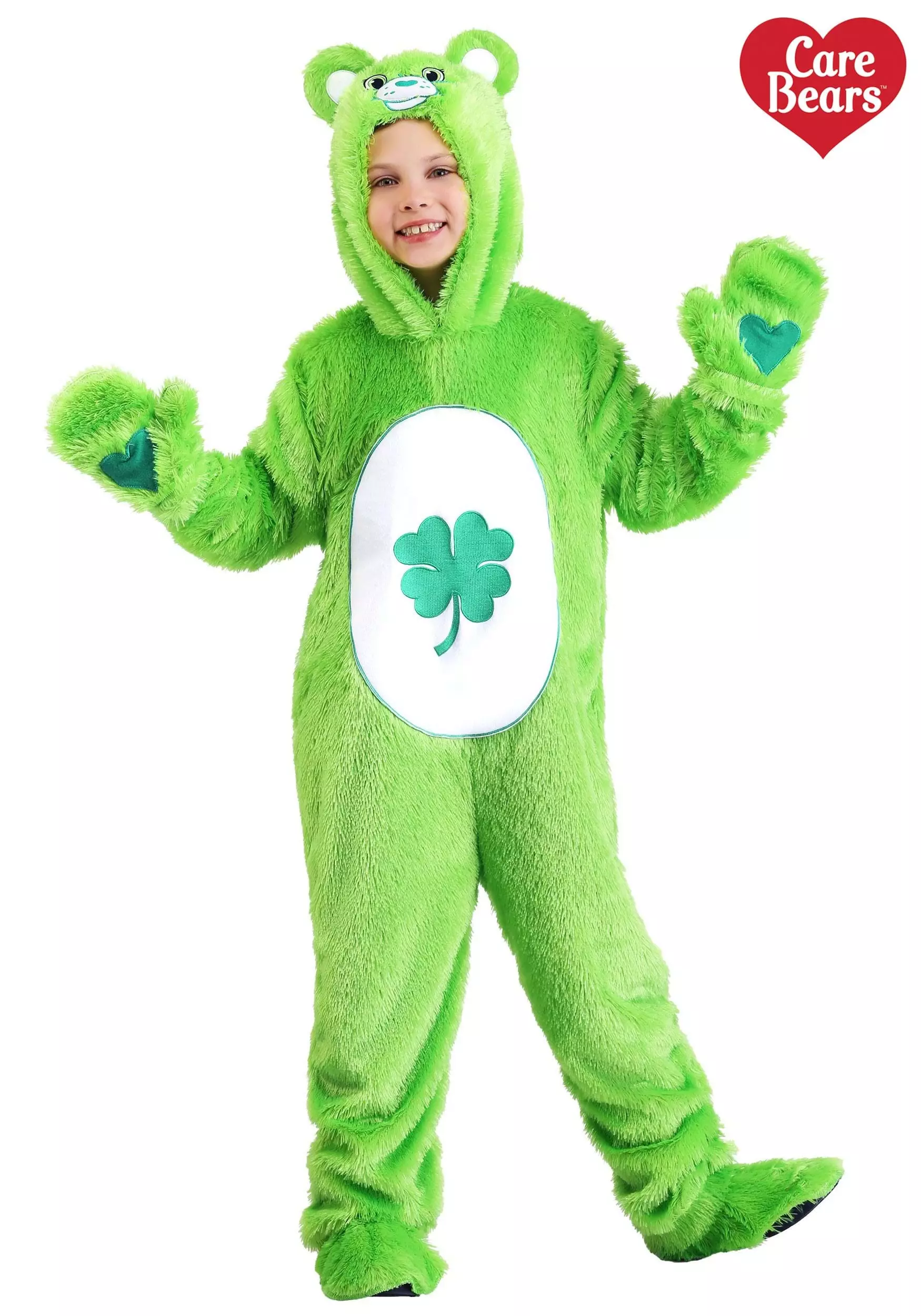 Fun Costumes Care Bears Kid's Classic Good Luck Bear Costume 1 Fun Costumes Care Bears Kid's Classic Good Luck Bear Costume