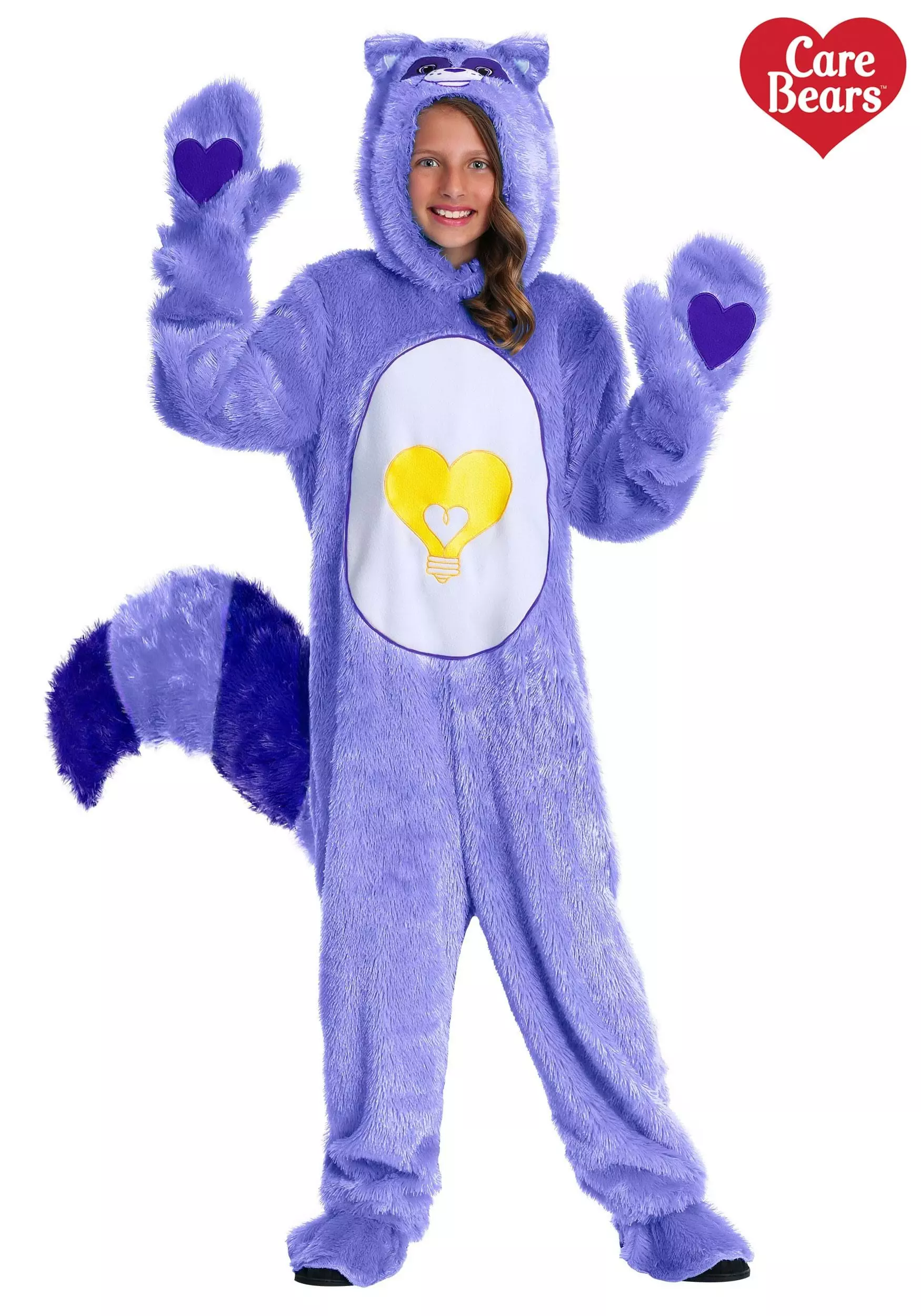 Fun Costumes Care Bears Bright Heart Raccoon Costume For Kids 1 Fun Costumes Care Bears Bright Heart Raccoon Costume For Kids