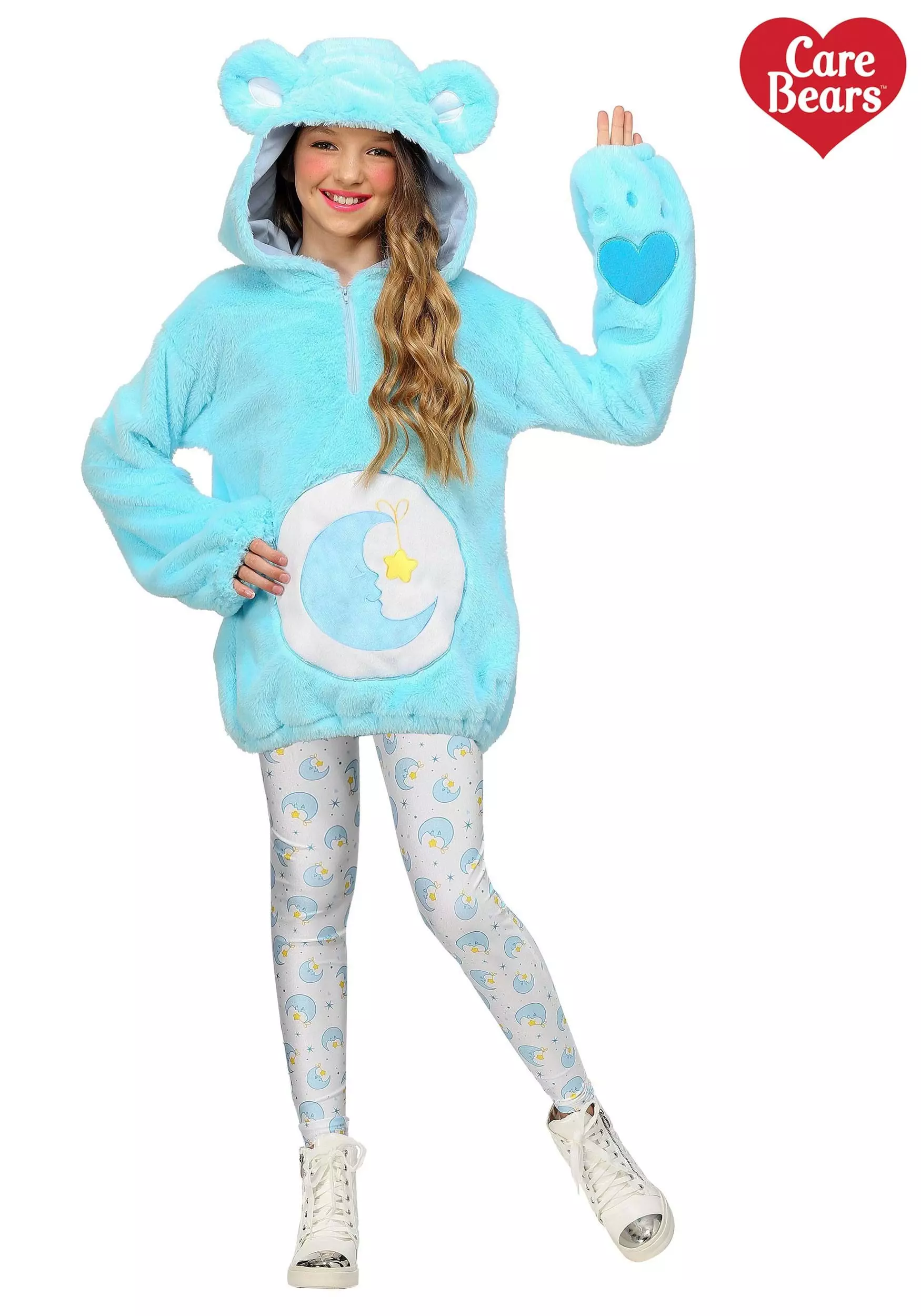 Fun Costumes Care Bears Deluxe Bedtime Bear Tween Hoodie Costume 1 Fun Costumes Care Bears Deluxe Bedtime Bear Tween Hoodie Costume