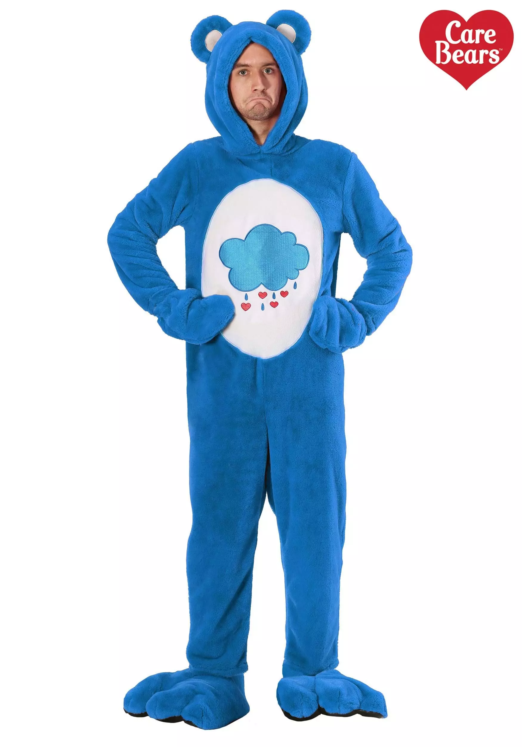 Fun Costumes Deluxe Care Bears Grumpy Bear Adult Costume 1 Fun Costumes Deluxe Care Bears Grumpy Bear Adult Costume