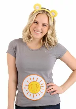 Elope Funshine Bear Care Bears Ears & Patch Kit -Scary Costumes store care bears funshine bear ears patch kit alt 4