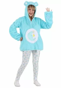 Fun Costumes Care Bears Deluxe Bedtime Bear Hoodie Women's Costume 11 Fun Costumes Care Bears Deluxe Bedtime Bear Hoodie Women's Costume -Scary Costumes store care bears womens deluxe bedtime bear alt 4