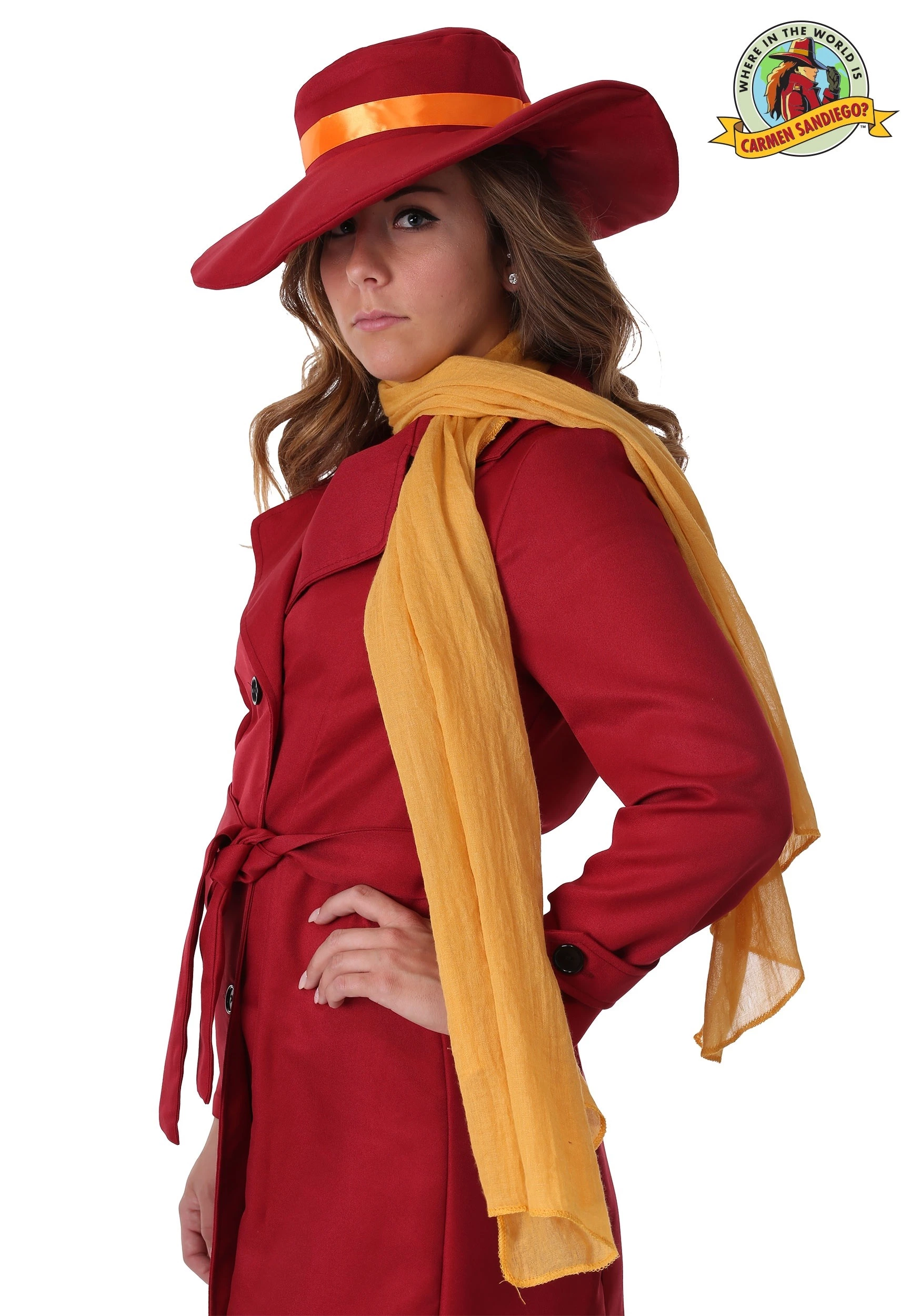 Fun Costumes Carmen Sandiego Scarf Accessory For Women 1 Fun Costumes Carmen Sandiego Scarf Accessory For Women