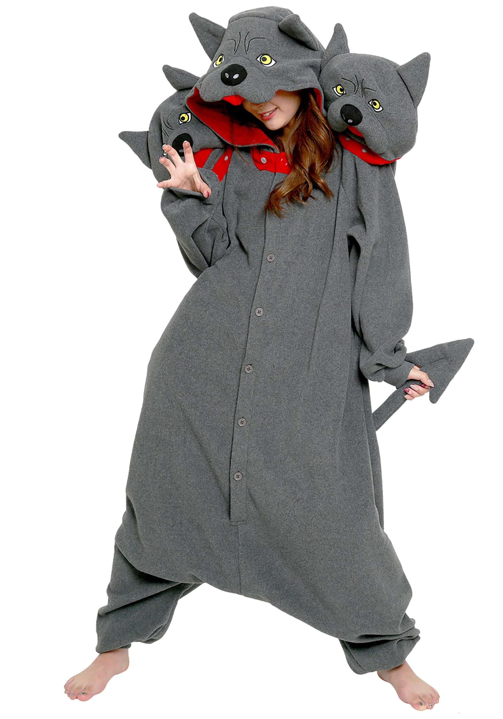Sazac Cerberus Kigurumi Costume For Adults 1 Sazac Cerberus Kigurumi Costume For Adults