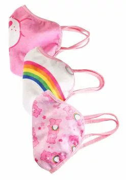 Elope Face Mask Cheer Bear Pack 9 Elope Face Mask Cheer Bear Pack -Scary Costumes store cheer bear face mask pack alt 4