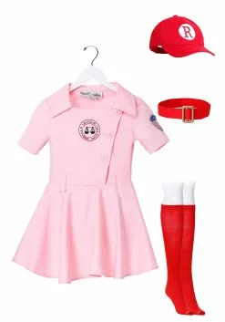 Fun Costumes A League Of Their Own Dottie Girls Costume 11 Fun Costumes A League Of Their Own Dottie Girls Costume -Scary Costumes store child a league of their own dottie costume alt 5