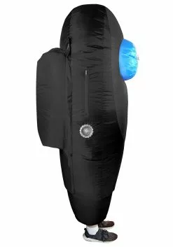 Studio Halloween Black Sus Crewmate Killer Costume For Kids -Scary Costumes store child black sus crewmate killer costume alt 3