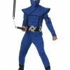 California Costume Collection Child Blue Stealth Ninja Costume