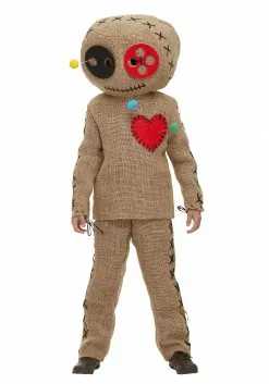 Fun Costumes Burlap Voodoo Doll Costume For Kids