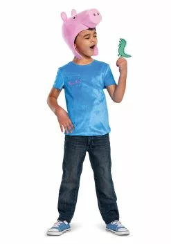 Disguise Classic George Pig Costume For Kids 13 Disguise Classic George Pig Costume For Kids -Scary Costumes store child classic george pig costume alt 3