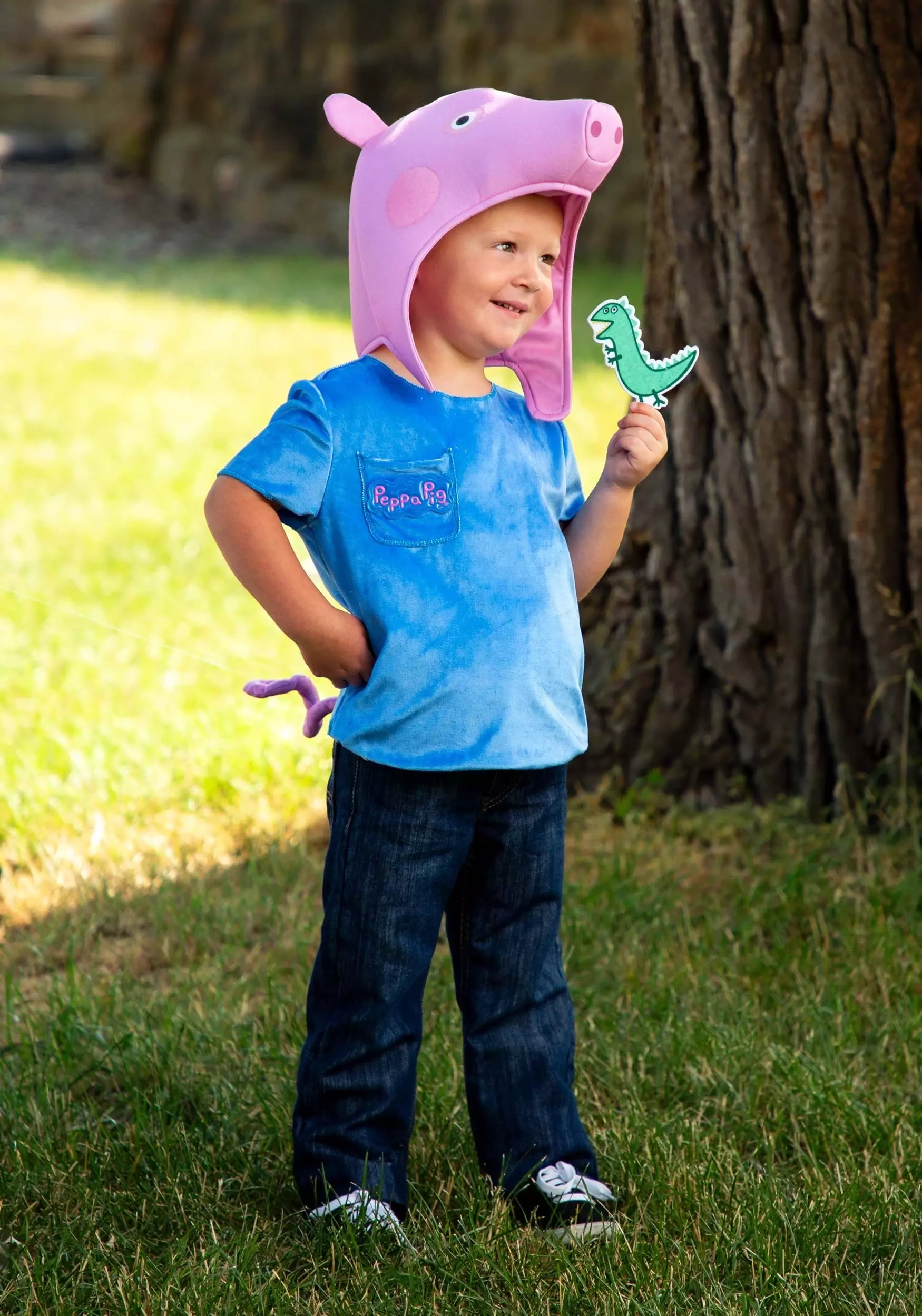 Disguise Classic George Pig Costume For Kids 3 Disguise Classic George Pig Costume For Kids - Image 3