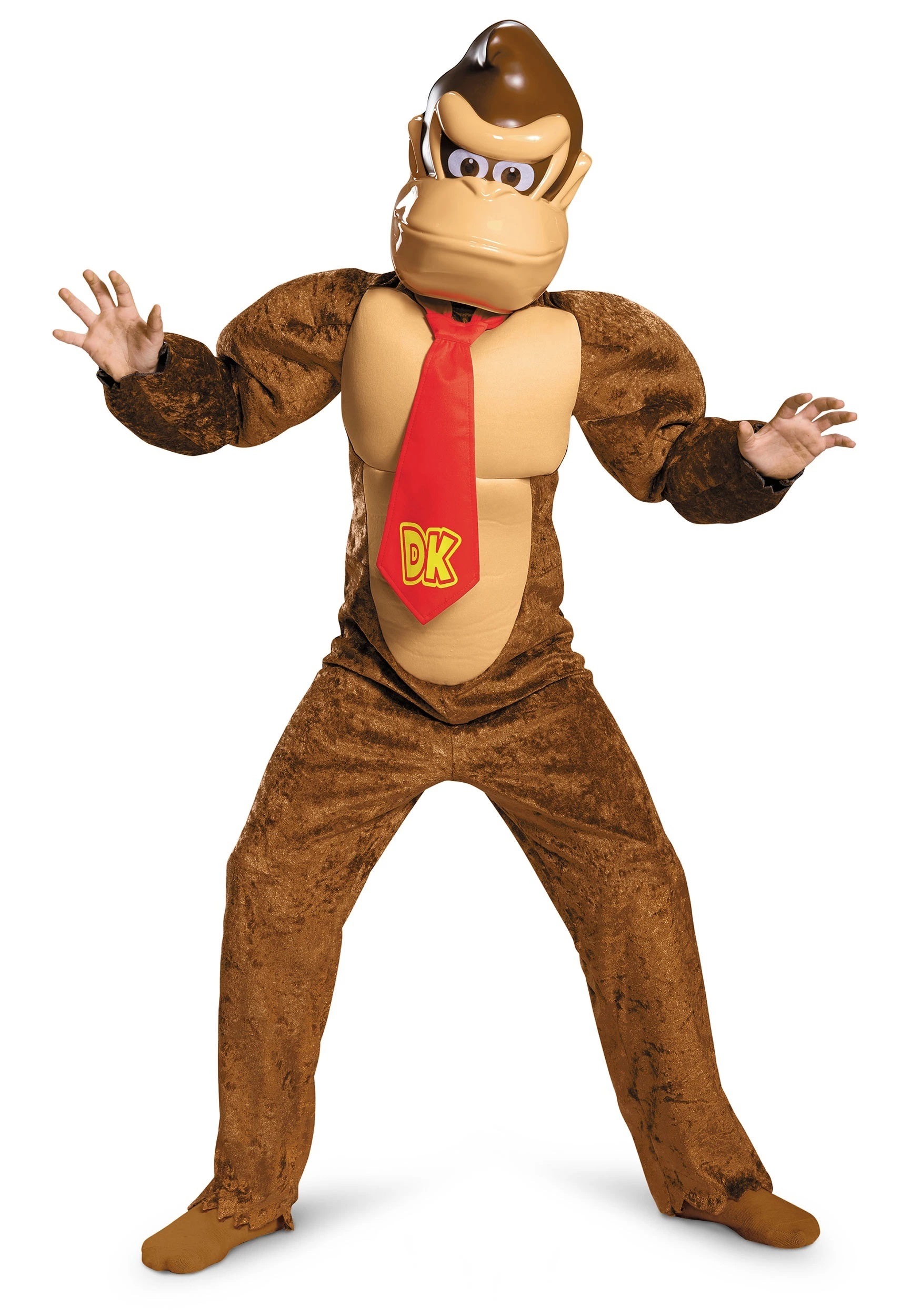 Disguise Deluxe Donkey Kong Costume For Kids 1 Disguise Deluxe Donkey Kong Costume For Kids