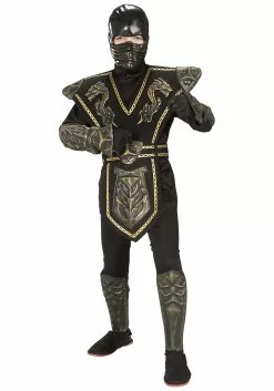Rubies Costume Co. Inc Child Gold Dragon Warrior Ninja Costume