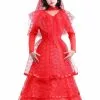 Fun Costumes Girl's Gothic Red Wedding Dress Costume