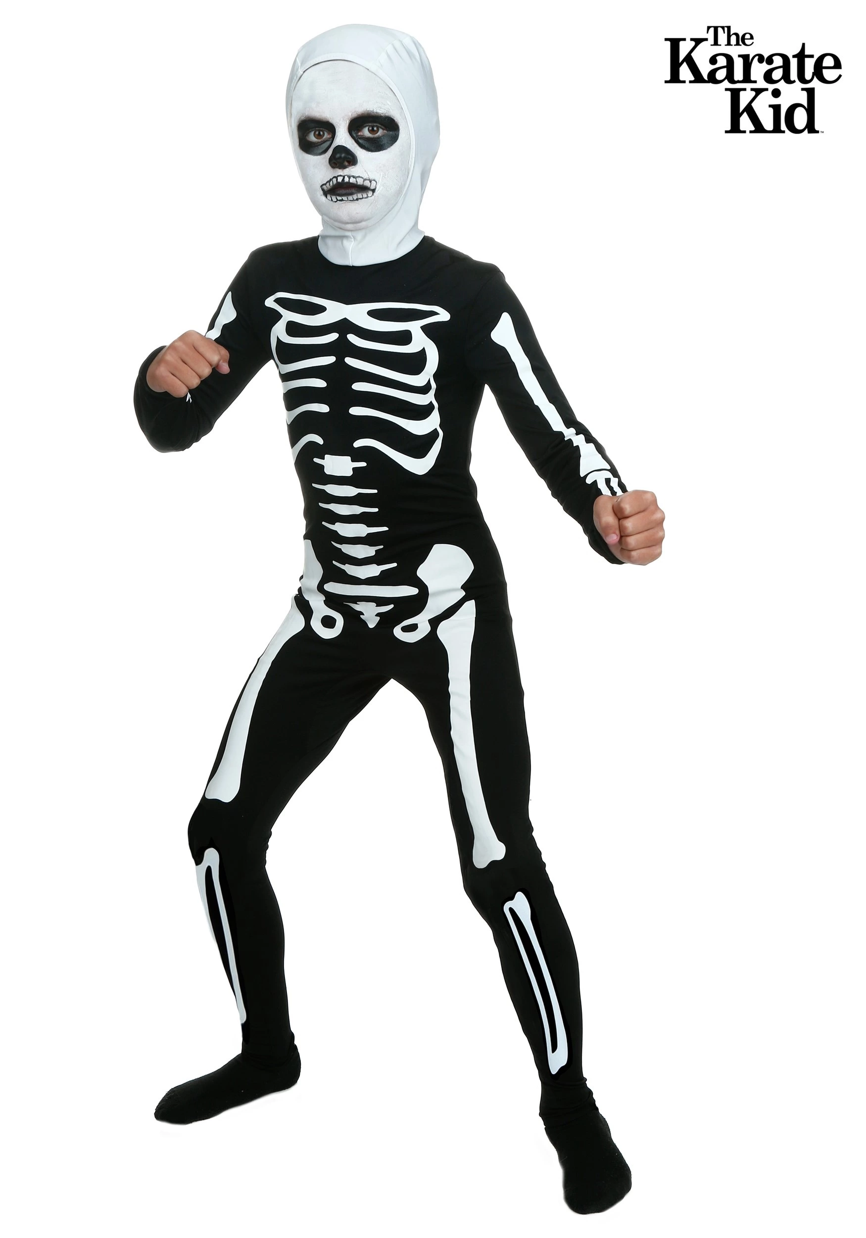 Fun Costumes Karate Kid Skeleton Suit Costume For Kids 1 Fun Costumes Karate Kid Skeleton Suit Costume For Kids