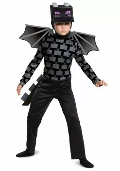 Disguise Minecraft Kid's Classic Ender Dragon Costume 5 Disguise Minecraft Kid's Classic Ender Dragon Costume -Scary Costumes store child minecraft classic ender dragon costume alt 2