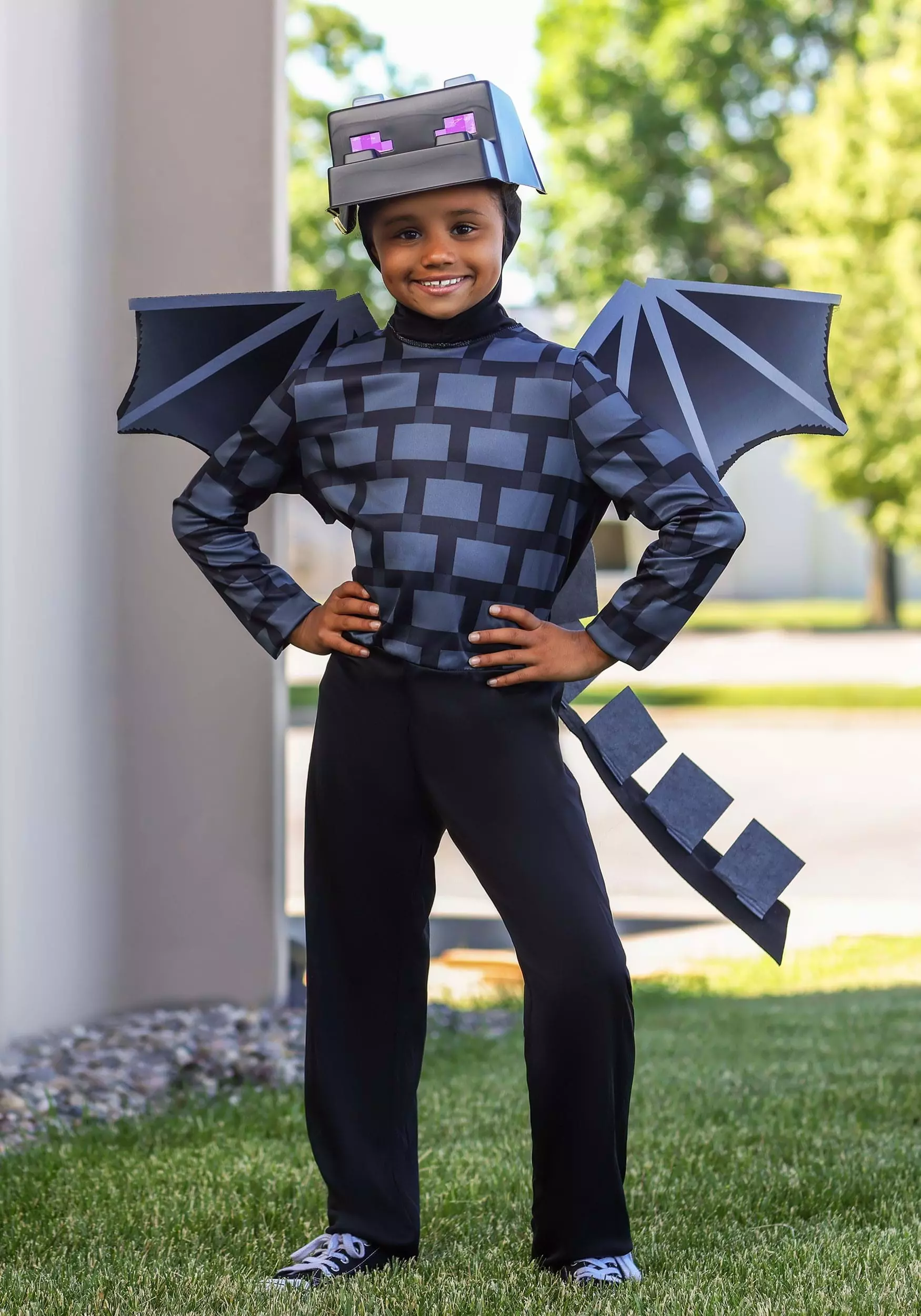 Disguise Minecraft Kid's Classic Ender Dragon Costume 1 Disguise Minecraft Kid's Classic Ender Dragon Costume