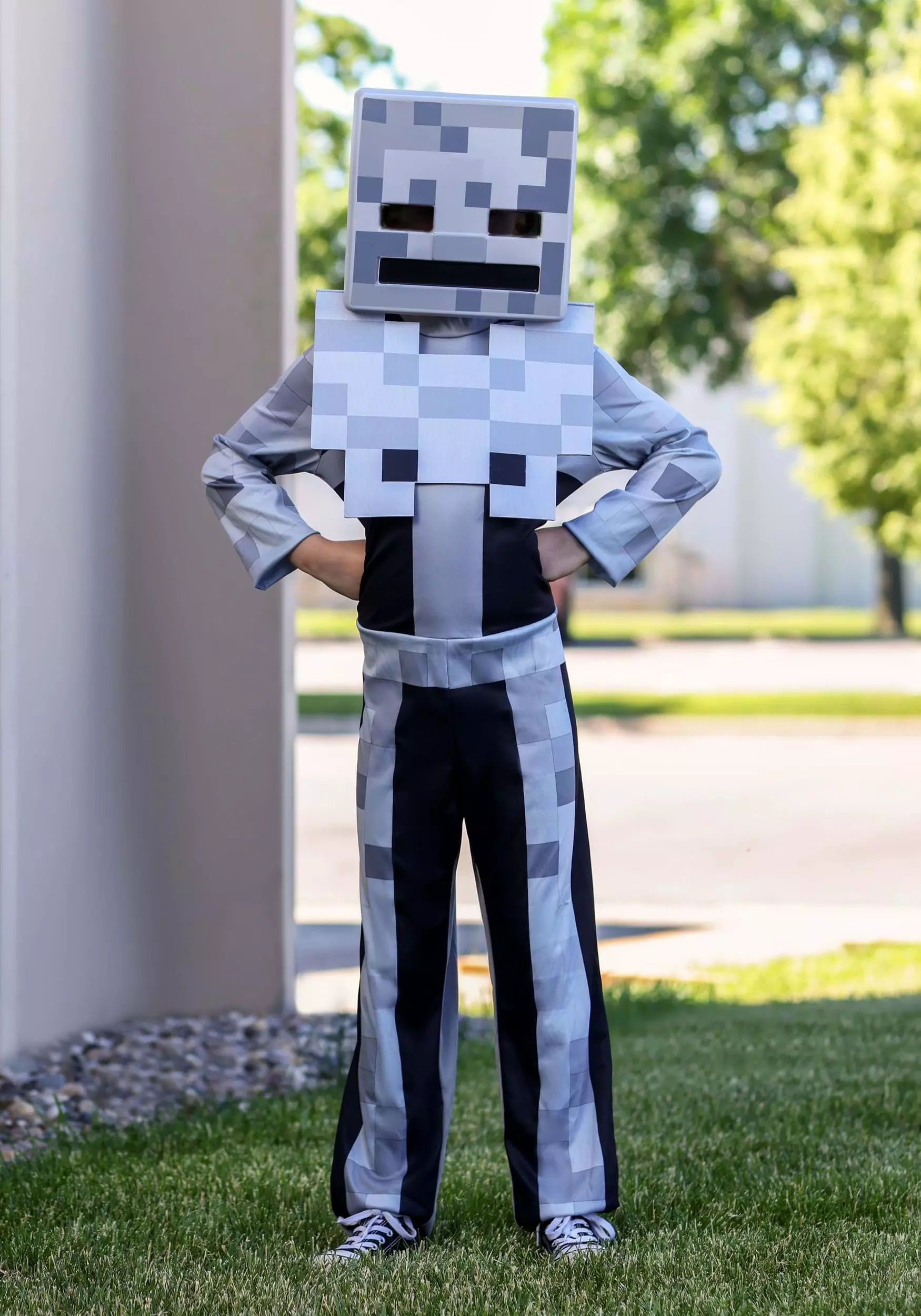 Disguise Minecraft Kid's Classic Skeleton Costume 2 Disguise Minecraft Kid's Classic Skeleton Costume - Image 2