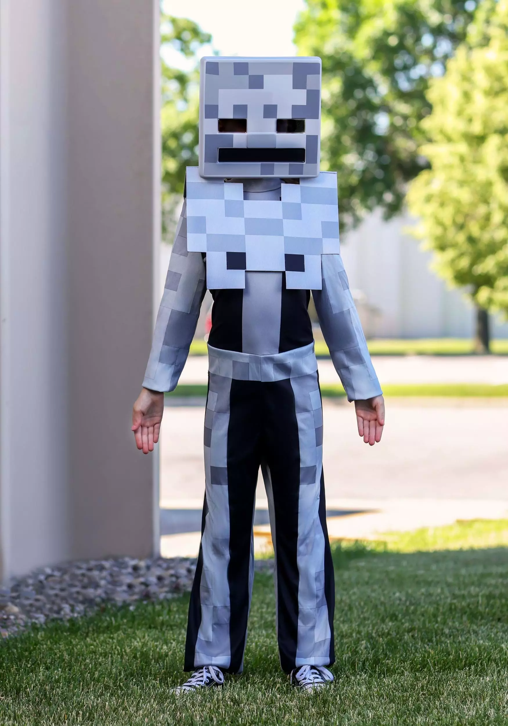 Disguise Minecraft Kid's Classic Skeleton Costume 1 Disguise Minecraft Kid's Classic Skeleton Costume