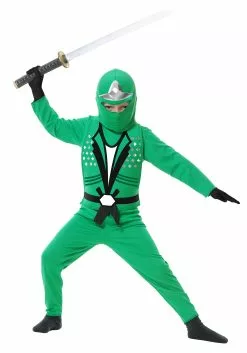 Charades Child Ninja Avengers Series II Green Costume