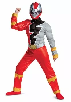 Disguise Power Rangers Dino Fury Red Ranger Costume For Kids 19 Disguise Power Rangers Dino Fury Red Ranger Costume For Kids -Scary Costumes store child power rangers dino fury red ranger costume alt 9