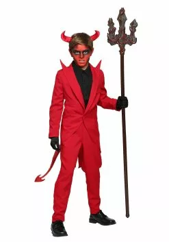 Fun Costumes Kids Red Devil Suit Costume