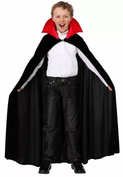 Fun Costumes Child's Red Collar Vampire Cloak Costume