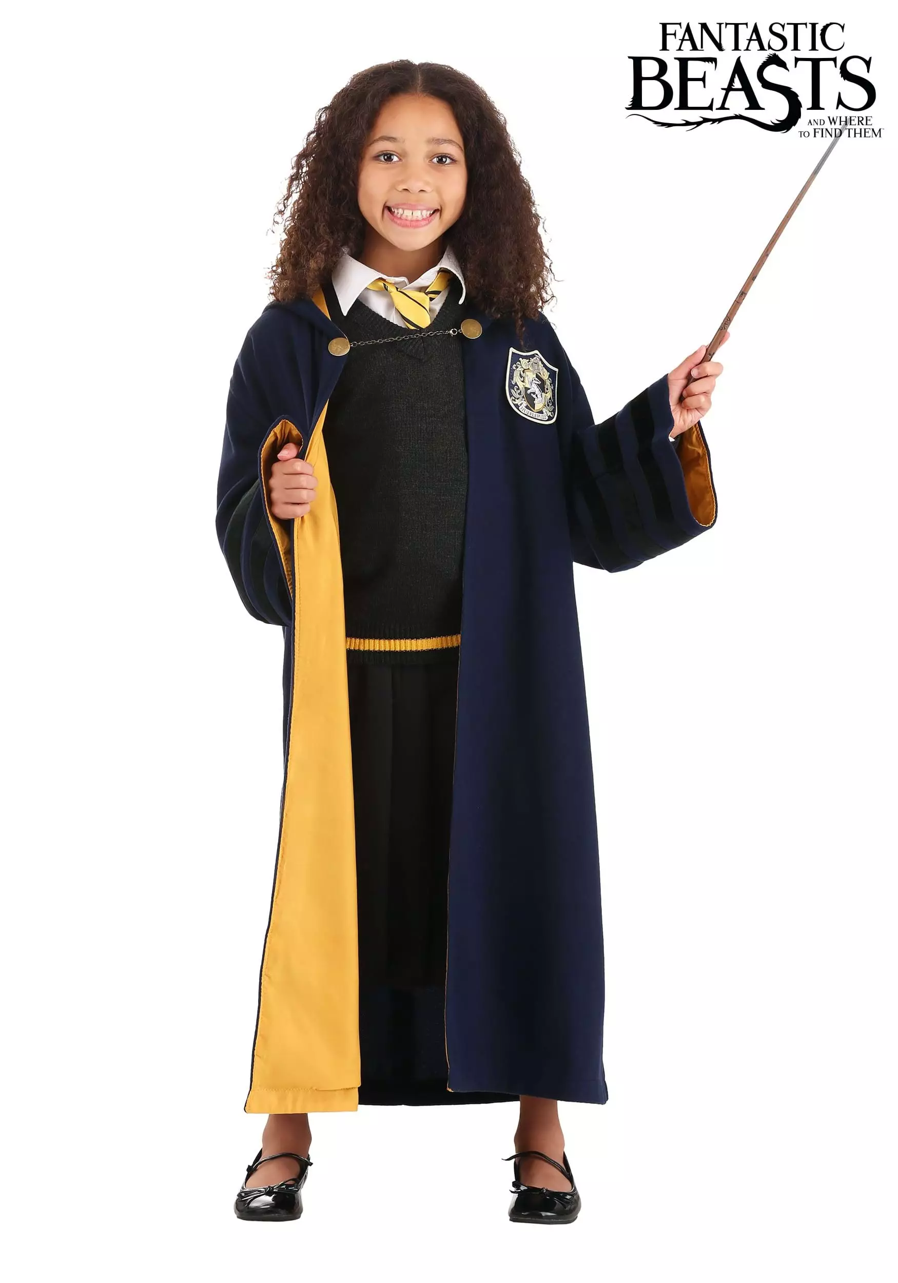 Elope Child Vintage Hogwarts Hufflepuff Robe 1 Elope Child Vintage Hogwarts Hufflepuff Robe