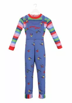 Jerry Leigh Boy's Child's Play Chucky Costume -Scary Costumes store childs play boys chucky costume alt 4
