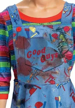 Disguise Child's Play Women's Deluxe Chucky Dress Costume -Scary Costumes store childs play womens deluxe chucky dress costume alt 2