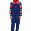 Bioworld Merchandising / Independent Sales Adult Chucky Good Guys Cosplay Union Suit