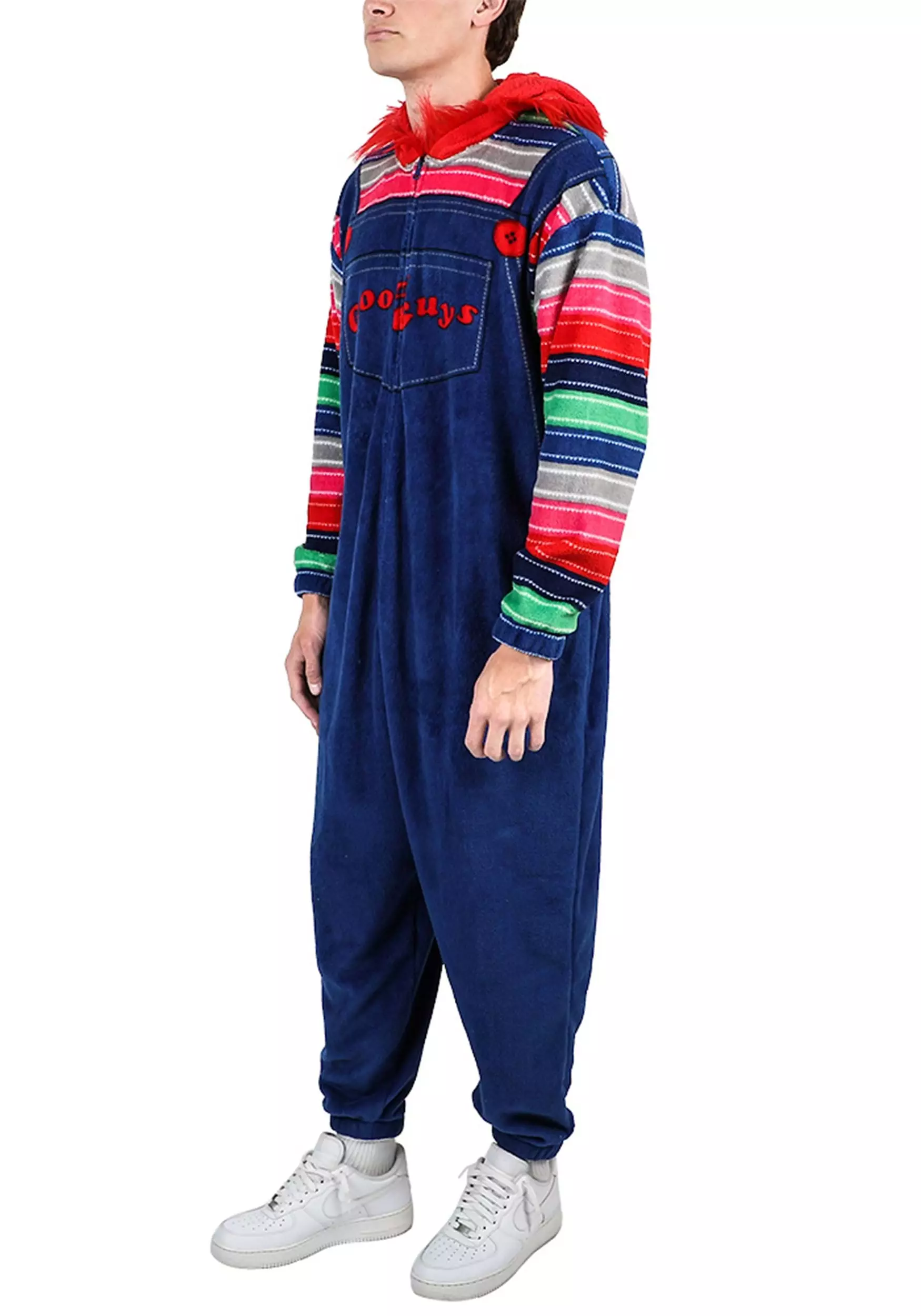 Bioworld Merchandising / Independent Sales Adult Chucky Good Guys Cosplay Union Suit 2 Bioworld Merchandising / Independent Sales Adult Chucky Good Guys Cosplay Union Suit - Image 2