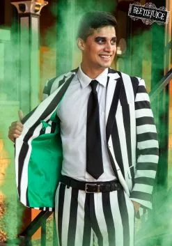 Haizhilan Garment CO., LTD Classic Beetlejuice Men's Blazer