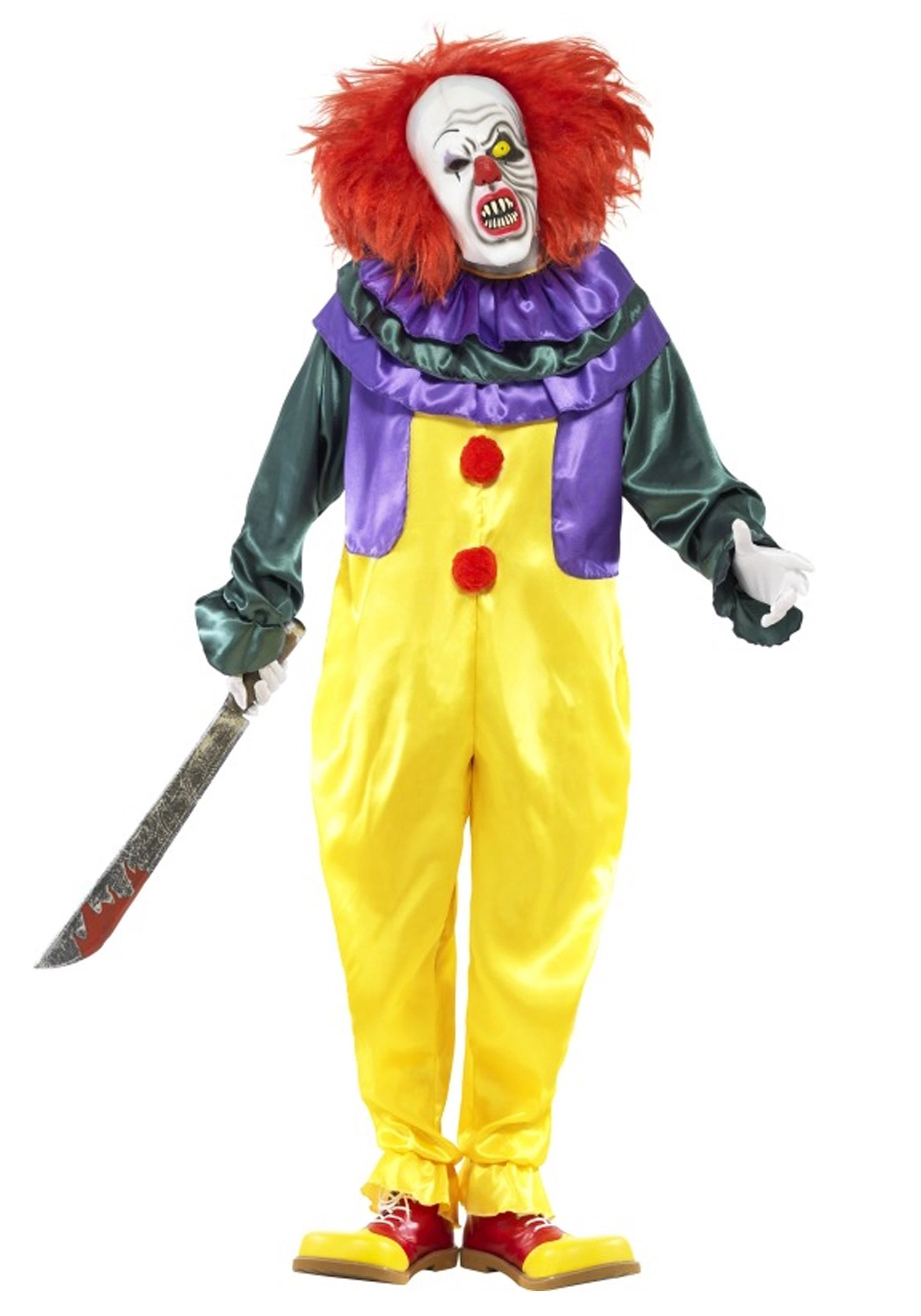 Smiffys Classic Horror Clown Costume 1 Smiffys Classic Horror Clown Costume