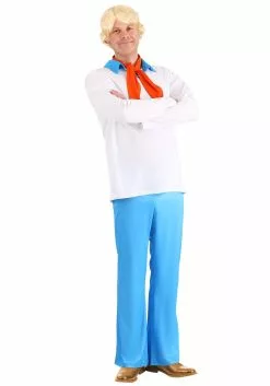 Jerry Leigh Classic Scooby Doo Fred Costume For Men