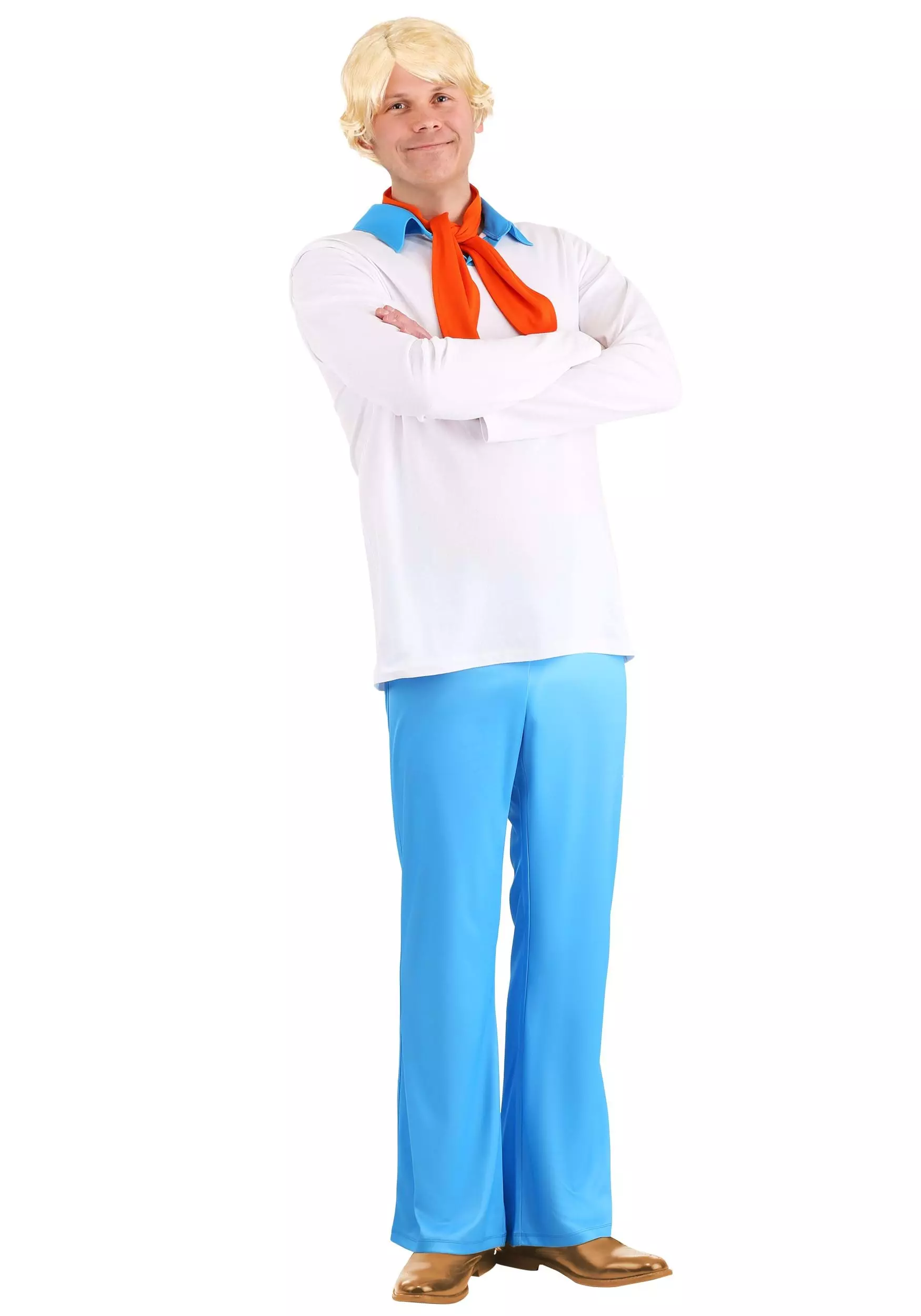 Jerry Leigh Classic Scooby Doo Fred Costume For Men 1 Jerry Leigh Classic Scooby Doo Fred Costume For Men