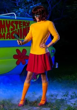 Jerry Leigh Plus Size Classic Scooby-Doo Velma Costume -Scary Costumes store classic scooby doo velma plus size costume alt 3