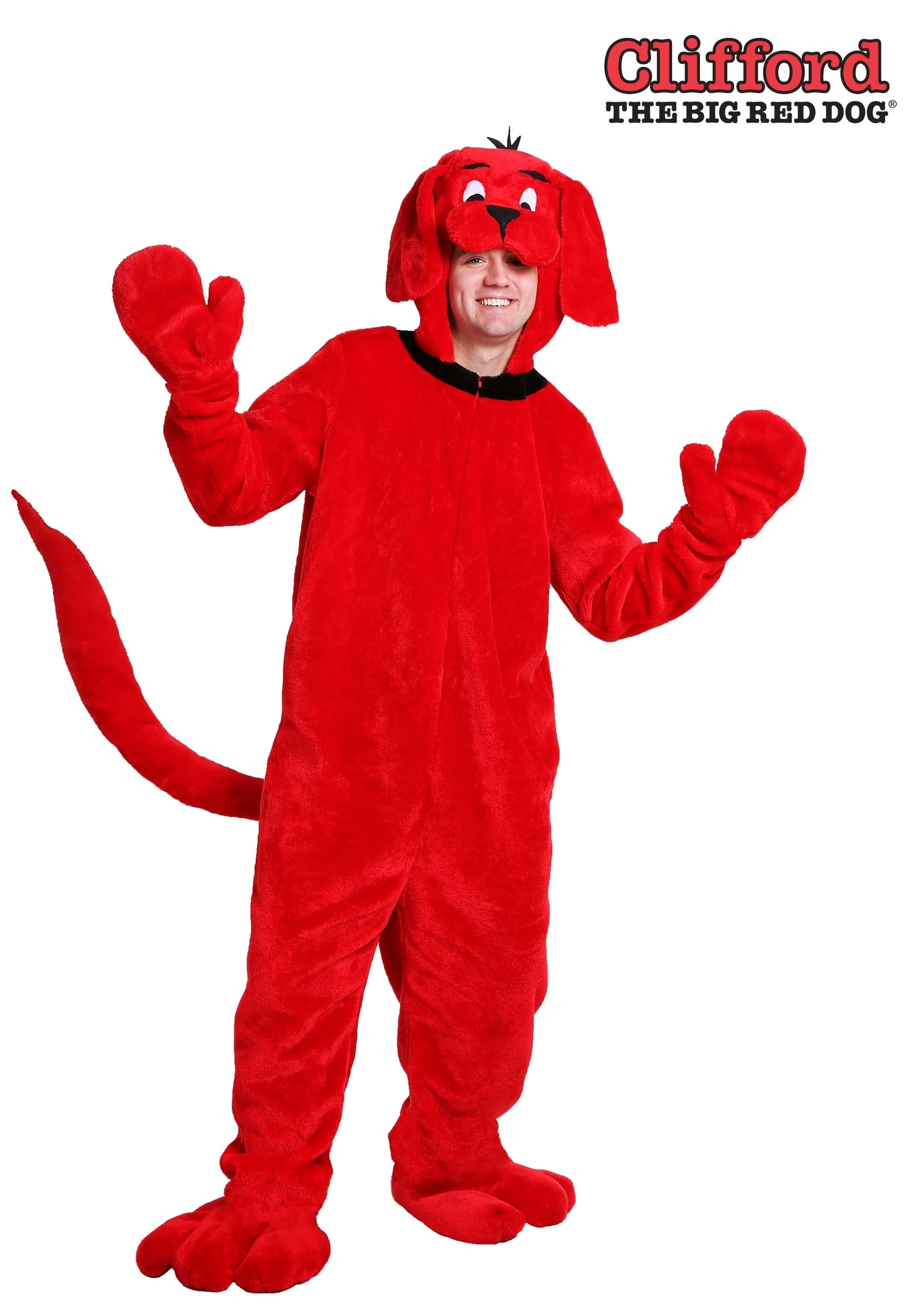 Fun Costumes Clifford The Big Red Dog Adult Costume 1 Fun Costumes Clifford The Big Red Dog Adult Costume